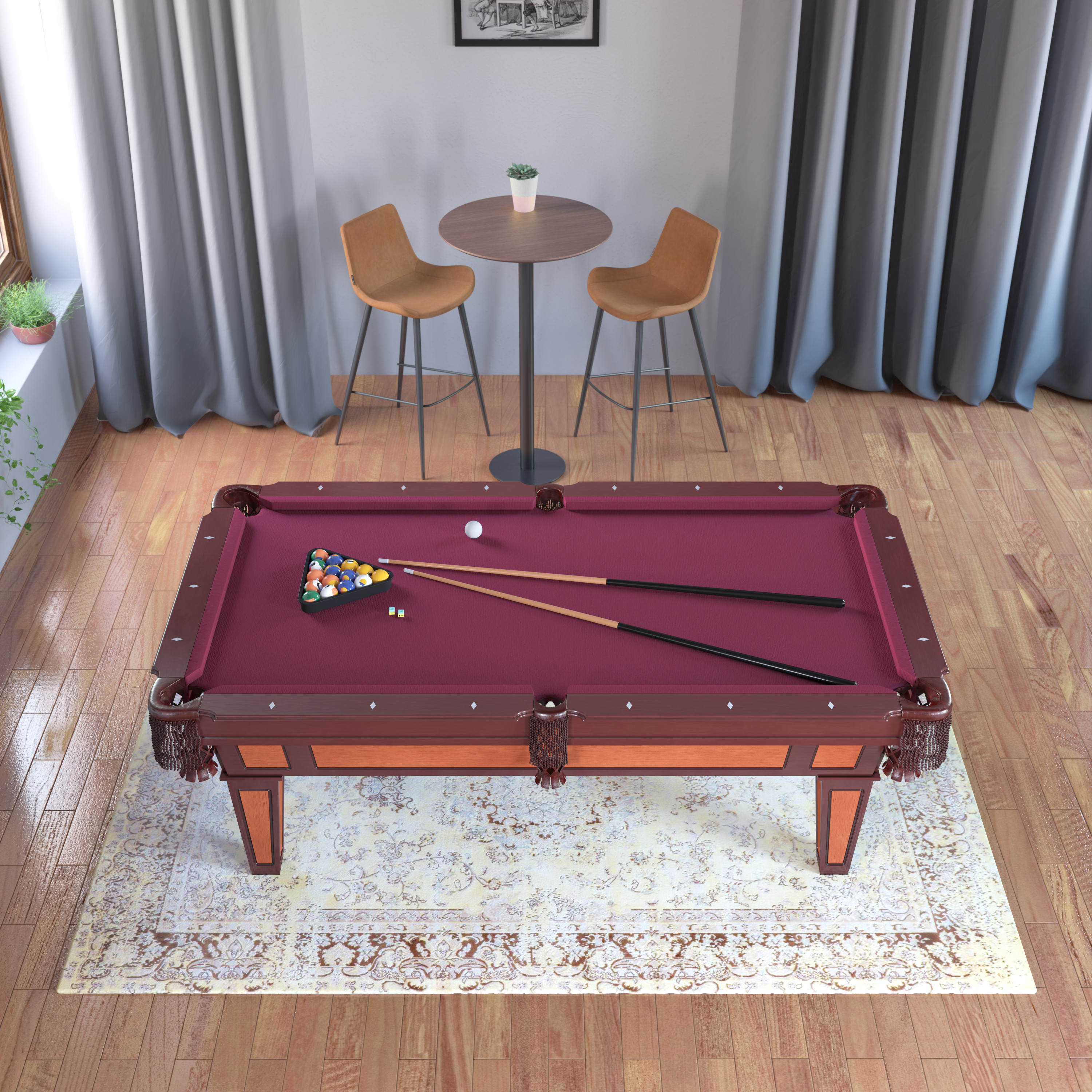 Fat Cat Reno 7.5' Pool Table with Pool Cues and Accessories - image 9 of 13