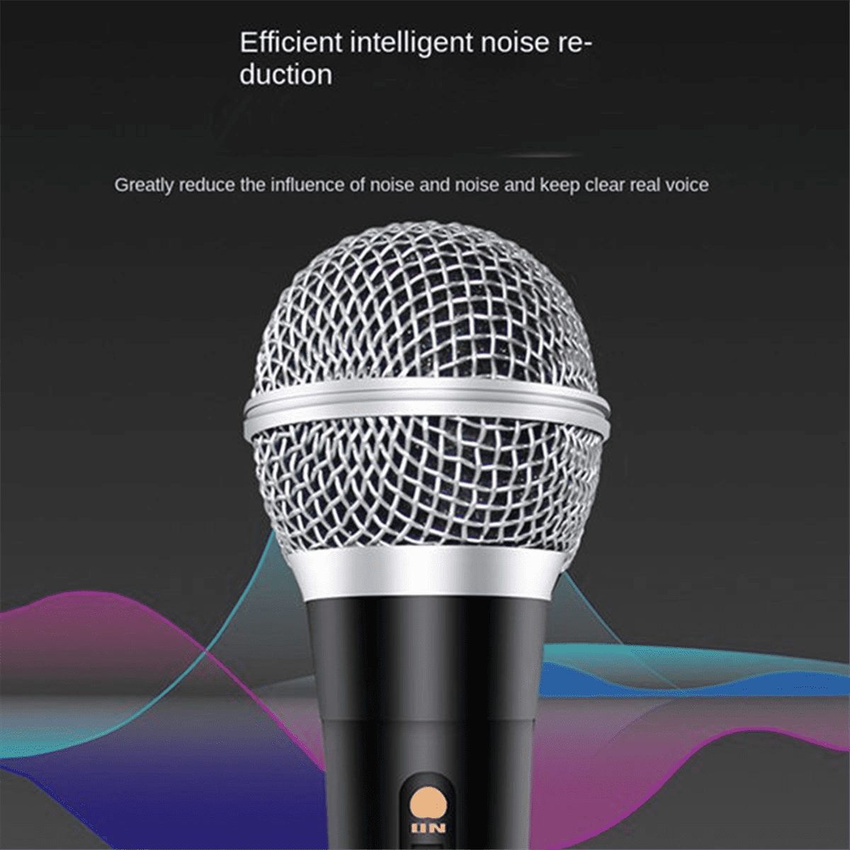 Handheld Professional Wired Dynamic Microphone Clear Voice Mic for Music Performance