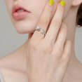 thumbnail image 4 of HSHDLDF 925 Sterling Silver Fidget Anxiety Ring for Women Moon Star Spinner Ring Open Adjustable Fidget Rings for Anxiety Relieving Stress CZ Stackable Rings Fidget Jewelry Women, 4 of 6