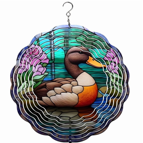 Mallard Duck Wind Spinner , Garden Décor, Yard Décor, Porch Decor