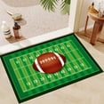thumbnail image 2 of Football and Rugby Field Design Non- Decorative Carpet for Sports Theme Living Room Dining Dorm Bedroom Area Mats, 2 of 4