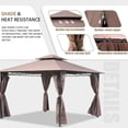 thumbnail image 2 of YRLLENSDAN 10'x13' Gazebo, Outdoor Canopy for Patio Tent Canopy Pop Up Gazebo with Sidewall Outside Tents for Backyard, 2 of 6