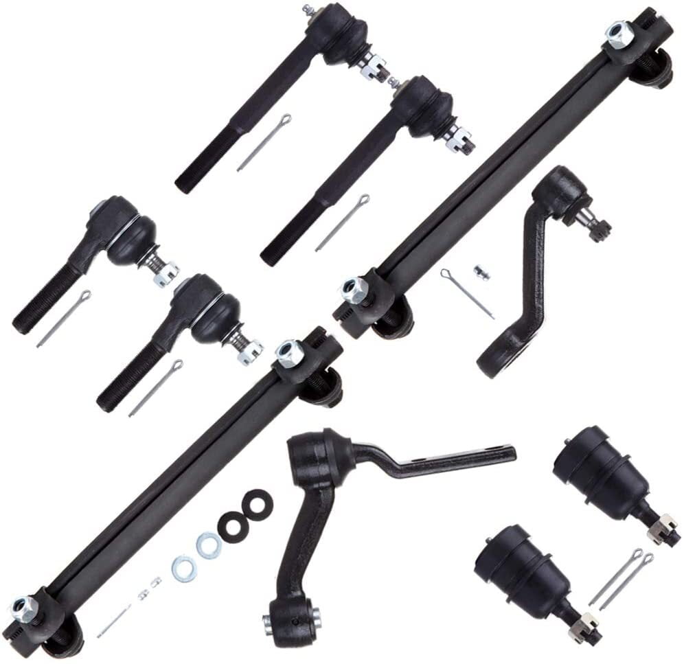 CCIYU Lower Ball Joint Pitman Arm Inner Tie Rod Outer Tie Rod Idler Arm