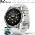 thumbnail image 1 of Restored GARMIN Epix Gen 2 Premium Active Smartwatch 47 mm, White Titanium, 16 Days Battery Life, 1 of 7