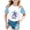 Light Blue, variant on Toddler Girl Shirts Paris City Travel Commemorative Printed Raglan Sleeve Color Block Short Sleeve Soft Tourism Style Unisex Kids Daily Tops Toddler Girl Summer Tops Dark Blue 2-3 Years