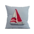 thumbnail image 2 of Simply Daisy, 26 x 26 inch, Sail Away, Geometric Print Pillow, Navy, 2 of 2