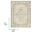 thumbnail image 3 of Livabliss x Becki Owens Lila Vintage Medallion Area Rug,5'3" x 7',Brown, 3 of 11