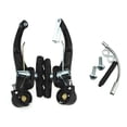 thumbnail image 2 of Greeniant Bicicleta V freno bicicleta de montaña palanca de freno bicicleta freno carretera bicicleta plegable V freno Kit y accesorios Ciclismo plata, 2 of 6