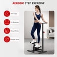 thumbnail image 3 of Steppers for Exercise,Twist Stepper Machine with Handlebar, Mini Stepper with 300LBS Loading Capacity,Full Body Cardio Equipment,360° Rotatable Fitness Stepper with LCD Monitor, 3 of 8