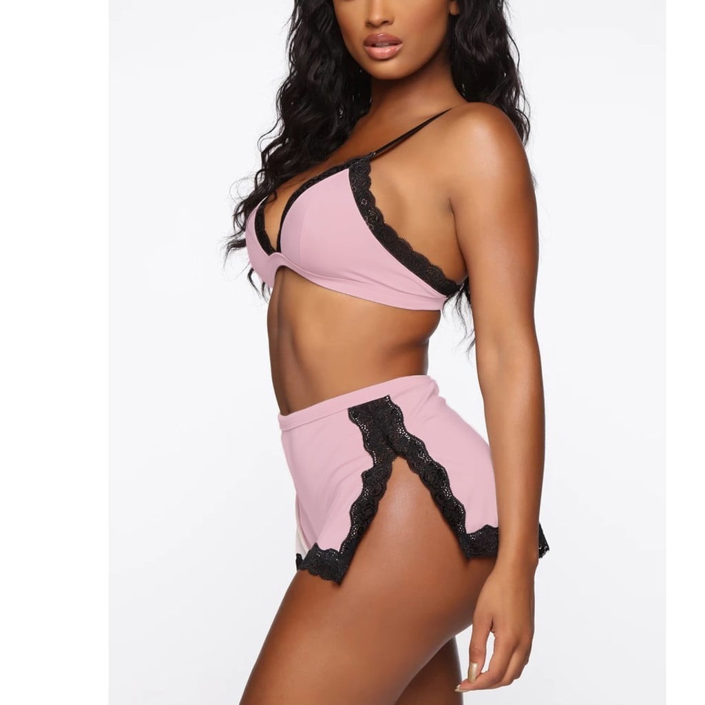Tawop Sleeping Beauty Costume For Women Plus Size,New Lace Bra Shorts  Lingerie Set Lingerie Sleepwear Pajamas Underwear Soft Cotton Sexy Sleepwear  For Women Winter - Walmart.com