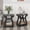 Black, variant on 23.62''Side Table,Small End Table with Built-In Outlets for Living Room,Bedroom,Nightstand(Set of 2)