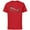 Red, variant on Disney Festive Logo Holiday Trip Christmas Vacation 2024 - Short Sleeve Cotton T-Shirt for Adults - Customized-Black