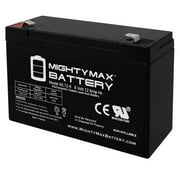 6V 12AH F2 SLA Replacement Battery for Zareba 10 Mile Solar Charger