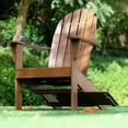 thumbnail image 3 of Alston Mahogany Outdoor Adirondack Chair, Free Tray Table, Natural Brown, 3 of 17