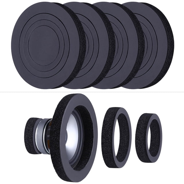 Altavoz Foam Speaker Enhancer BESOTDN de 6.5 pulgadas para altavoz de puerta de coche, 4 unidades