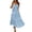 Blue, variant on Y-Sunset Women's Casual Backless Spaghetti Strap Dress - Tiered Ruffles with Waist Tie Bow Detail Elegant Summer Maxi Dress,Tourist Photography Dress(Green/M)