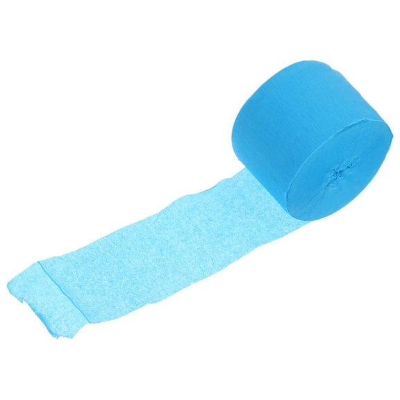 STRANDCHIC StrandChic Sky-Blue Party Streamers Crepe Paper Streamer Elegant Background Wall Setup for Birthdays 1Set