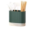 thumbnail image 2 of Utensil Holder for Kitchen Counter | Kitchen Utensil Organizer | Green Plastic Countertop Organizer for Kitchen Storage, Single Pack, 2 of 6