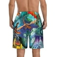 thumbnail image 4 of Dragon Wings Of Fire Mens Swim Trunks Quick Dry Board Shorts with Mesh Lining, Hawaii Beach Shorts Swimwear Bathing Suits, 4 of 7