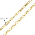 thumbnail image 2 of 14K Yellow Gold Filled 4.3mm Figaro Chain with Lobster Clasp - 20 Inch, 2 of 6