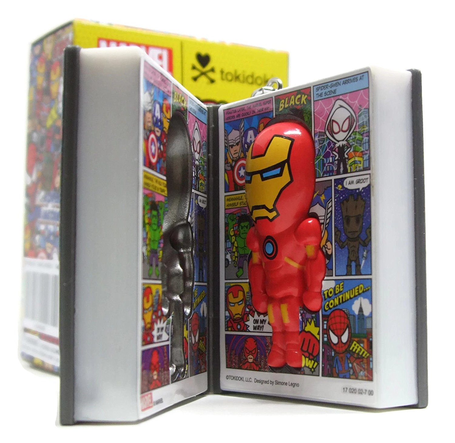 Tokidoki Marvel Frenzies Keychain Iron Man Walmart Com