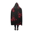 thumbnail image 3 of ASHLEIGH Hooded Blankets Skull Throw Wearable Anti-pilling Polar Fleece Blanket Wrap 50x60 inch, 3 of 3