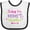 White and Black, variant on Inktastic Child Funny Today Im Mimis Problem Girls Baby Bib