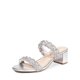 thumbnail image 1 of Sandalia DREAM PAIRS Plateada con Tira Trenzada y Tacón Cuadrado 5.5 para Mujer, 1 of 6