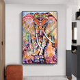 thumbnail image 3 of 2 Pack DIY 5D Diamond Painting Kits Full Drill Rhinestone Painting Elephant Diamond Pictures for Wall Decoration, Colorful Diamond Painting Style (Canvas 12×16 Inch), 3 of 7