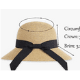 thumbnail image 2 of Sombreros de sol de las mujeres Sombrero de ala ancha grande de las mujeres Packable sombrero de sol para las mujeres Sombreros de paja para las vacaciones de verano, 2 of 8