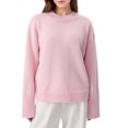 thumbnail image 2 of Long Sleeve Pullover Tops for Women, Trendy Going Out Sweater Top Casual Crew Neck Loose Fit Fall Winter Top L, 2 of 4