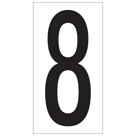 UPC: 0848109029511 | Box Partners Vinyl Warehouse Number Labels 8 3 1/2 Black/White 50/Case DL9308