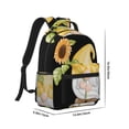 thumbnail image 2 of Honeii Sunflower Gnomes5 Print Backpack for School,15.6 inch Laptop Back Pack for High School and College Students, Waterproof Computer Bookbag-One Size, 2 of 6