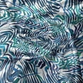 thumbnail image 5 of Ambesonne Palm Leaf Valance Pack of 2, Tropical Nature Exotic, 54"X12", Turquoise Navy Blue, 5 of 5