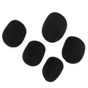 NFTIGB Microphone Windscreen Prevent Spraying Soft Odorless Sponge Mic Cover For Handheld Microphone Shield 5Pcs Set Black Washable And Reusable Foam Filter Accessory 2.83 inches / 72 mm
