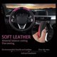 thumbnail image 2 of Microfiber Leather Car Steering Wheel Cover, Durable, A Breathable, Fits Most Cars, Warm in Winter, Universal Size Steering Wheel Covers 38cm (15 inch, 2 of 5