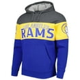 thumbnail image 2 of Men's Starter Heather Charcoal/Royal Los Angeles Rams Extreme Pullover Hoodie, 2 of 4