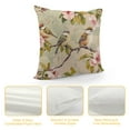 thumbnail image 4 of Nawypu Spring Floral Pillow Covers Brown Japanese Cherry Tree Blossom Throw Pillow Covers Outdoor Flower Bird Pillowcase Cushion Cover for Sofa Couch Bedroom Home Decor, 4 of 5