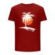thumbnail image 4 of Hombres Pantalones Cortos de Manga Corta Impresa Casual Cuello Redondo Superior, Camisa de Moda para el Verano Y la Primavera, 4 of 8