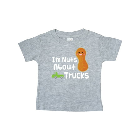 

Inktastic Nuts About Trucks Outfit Boys Gift Baby Boy T-Shirt