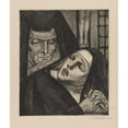 thumbnail image 3 of Albert Sterner 12x14 Black Modern Framed Museum Art Print Titled - Mother Superior (1933), 3 of 5