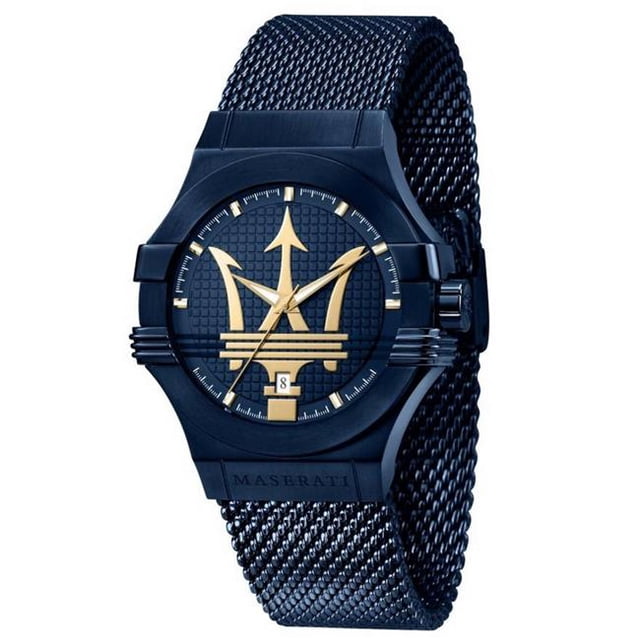 Maserati R8853108008- Blue Edition Blue Dial Stainless Steel Quartz 100M Men Watch, White