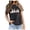 A413 Black, variant on Glisme Halloween Shirt For Women Cute Ghost Print Short Sleeve Round Neck Tees Party Breathable Women T-Shirt Size L Army Green