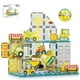 thumbnail image 1 of Bloques de construcción magnéticos PicassoTiles con 8 vehículos de construcción, 1 of 7