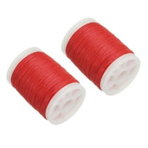 Archery Bow String Serving Thread 120 Yard/110M, 0.015" Dia Bowstring Thread, Red 2 Pack