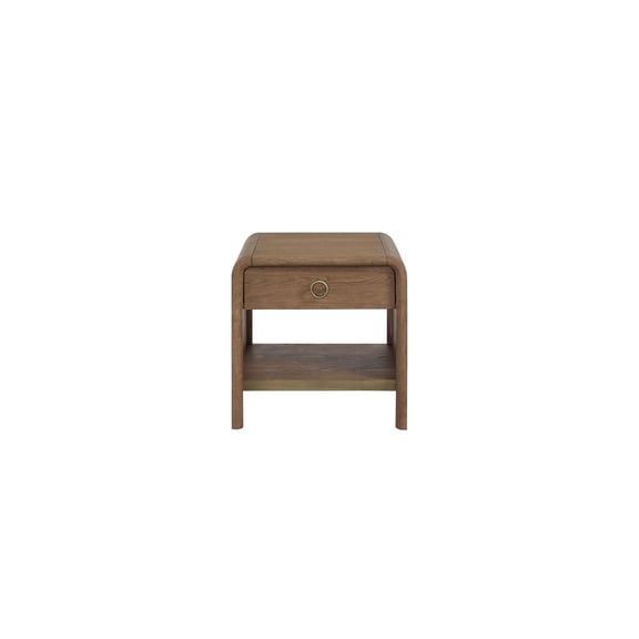 Miekor Furniture Waterfall End Table - Latte 08431