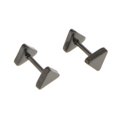 thumbnail image 1 of de joyería pendientes del tornillo del triángulo del acero inoxidable 316l unisex Hugo Pendientes, 1 of 10