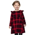 thumbnail image 3 of The Children's Place Baby & Toddler Girls Long Sleeve Flutter Dress, Sizes 6M-5T, 3 of 3