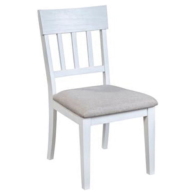 Alpine Furniture 3737WHT-02 Chaises Latérales Donham, Blanc Mystique