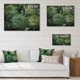 thumbnail image 4 of Designart "Green Mums In Bloom Blossom Abundance" Floral Print on Natural Pine Wood, 4 of 5